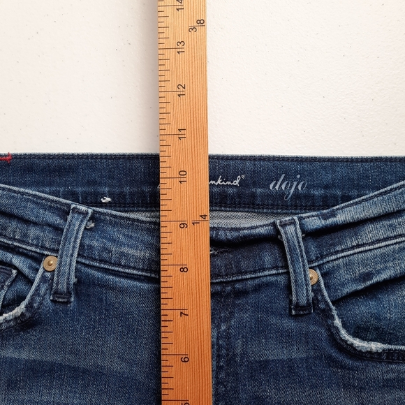 7 For All Mankind Dojo Low Rise Flared Jeans size 28 - Picture 11 of 14